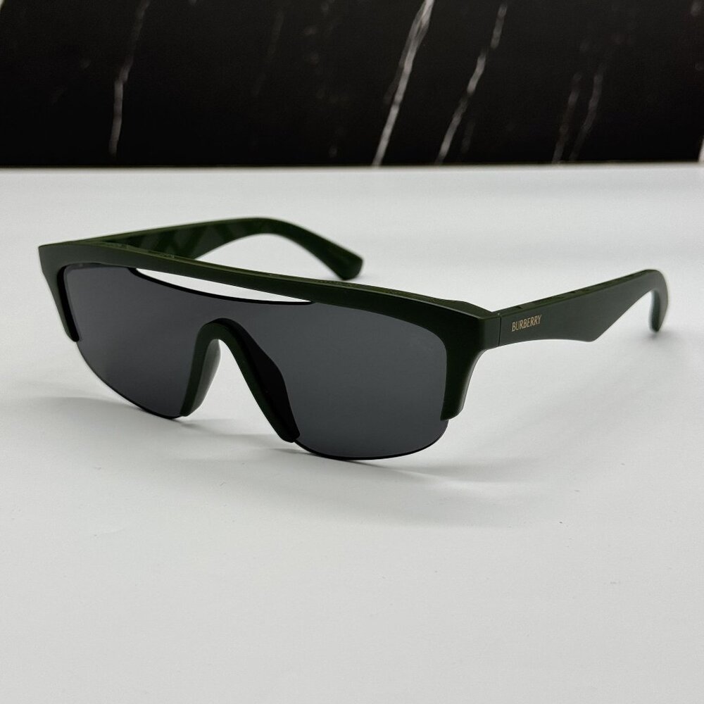 NEW BURBERRY BE4460U 4170/71 GREEN UNISEX SUNGLASSES BURBERRY BE4460U 417071